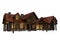 3D Log Home Illustration