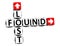 3D Lost Found Crossword