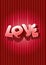 3D Love text
