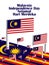 3d Malaysia stand flag mat page