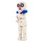 3D Man Zombie Clown Eating Lolly Illustration
