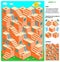 3d maze game with stairs and ladders