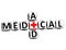 3D Medical Aid Crossword Block Button text