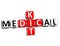 3D Medical Kid Crossword Block Button text