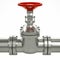 3d metal gas pipe line valves