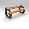 3d model bench Parkbank Beton weiss 099 eiche 4
