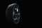 3D model of a Car wheel, a disc of a metallic color, a car wheel on a black background. Tire service, car service, repair,