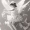 3d model enfant angel , white color, tranquility