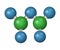 3D molecule of phosphorus pentoxide.