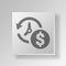 3D Money Time icon Business Concept
