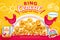 3d morning ring cereal ad banner