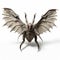3d Mothman Wooden Bat With Large Wings - Otherworldly Grotesque Primitivist Art