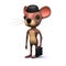 3d Mouse businessman