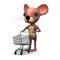 3d Mouse has an empty shopping cart