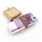 3d Mousetrap with Euro bank notes