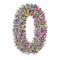 3d Multicolor Bricks creative cute decorative number 0