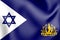 3D Naval Flag of Israel.