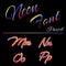 3D Neon Led Font. Liquid Matte Rounded Type. Tube Hand-Drawn Lettering. Multicolor Ultraviolet Colors. 3D render of