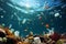 A 3D ocean scene reveals plastics impact on fragile corals