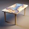 3d Ocean Table Art Stunning Rendering With Organic Solvents And Production Elements