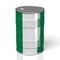 3D oil barrel, flag of Nigeria