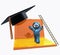 3d online graduation icon