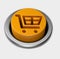 3D orange shopping cart push button