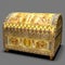 3D Ornate Golden Egyptian Chest