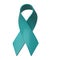 3d Ovarian Cancer Awareness Month Teal Color Ribbon Ovarian Cancer, Polycystic Ovary Syndrome, Post Traumatic Stress