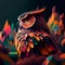3D Owl Art - A Captivating and Unique Digital Artwork