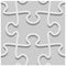 3d paper seamless puzzle pattern