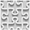 3d paper seamless puzzle pattern