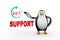 3d penguin and 24 hours 7 days support