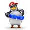 3d Penguin gamer