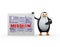 3d penguin and mission wordcloud tags