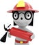 3d person - fireman