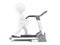 3d Person on Treadmill Machine