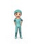 3D Person Young Doctor