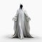 3d Phantom Figurine In Elaborate Cloak On White Background