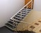 3D Photorealistic stair case. Showing Stainless steel railing