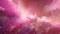 3D pink galaxy space star glow zooming in background