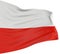 3D Polish flag