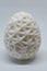 3d printed egg, easter object, voronoi polygonal style decoration