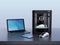 3D printer, laptop PC