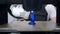 3D printer printing prototype toy molten plastic Process creating prototype