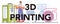 3D printing typographic header. Operating system' programming