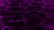 3D Purple Flowing Wireframe Waves Loopable Motion Background