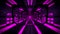 3D Purple hi-tech neon tunnel loop motion background