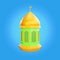 3d ramadan icon lantern