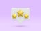 3d realistic bubble rating golden stars for excellent services. Rating from customer, product review. Quality customer feedback